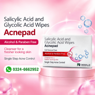 Acnepad Salicylic Acid & Glycolic Acid Wipes